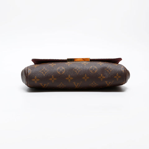 LOUIS VUITTON 2013 Monogram Favorite MM Shoulder Bag Brown WS20552