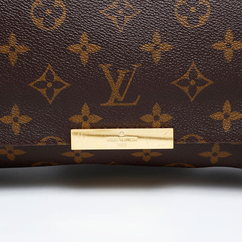 LOUIS VUITTON 2013 Monogram Favorite MM Shoulder Bag Brown WS20552
