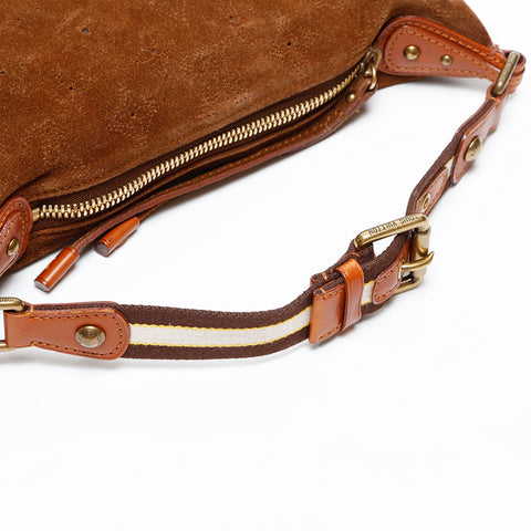 LOUIS VUITTON 2006 Monogram Mahina Onata PM Shoulder Bag Brown WS20554