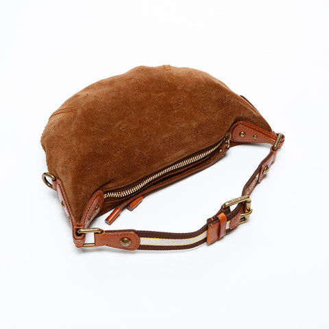 LOUIS VUITTON 2006 Monogram Mahina Onata PM Shoulder Bag Brown WS20554