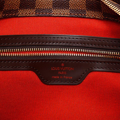 LOUIS VUITTON 2004 Damier Cava Piano Shoulder Bag Brown WS20555