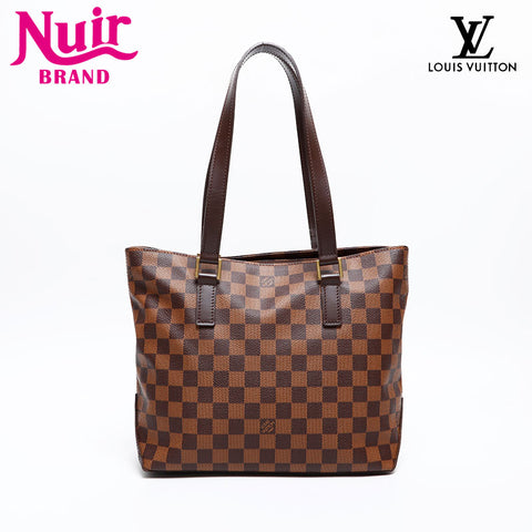 LOUIS VUITTON 2004 Damier Cava Piano Shoulder Bag Brown WS20555