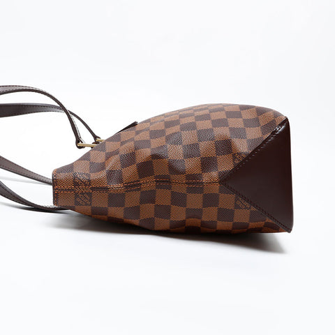 LOUIS VUITTON 2004 Damier Cava Piano Shoulder Bag Brown WS20555