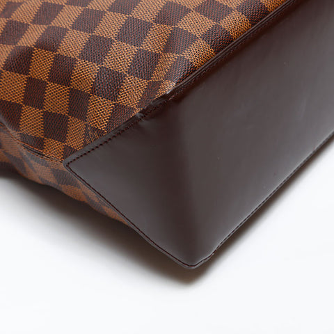 LOUIS VUITTON 2004 Damier Cava Piano Shoulder Bag Brown WS20555