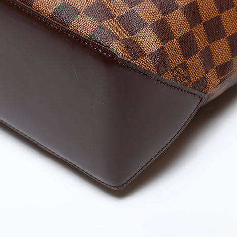 LOUIS VUITTON 2004 Damier Cava Piano Shoulder Bag Brown WS20555