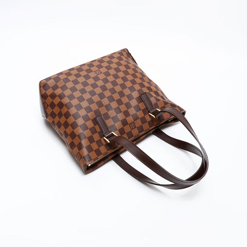 LOUIS VUITTON 2004 Damier Cava Piano Shoulder Bag Brown WS20555