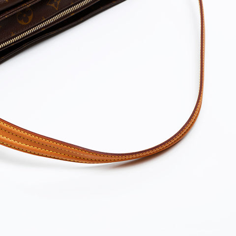 LOUIS VUITTON Monogram Viva Cite MM Shoulder Bag Brown WS20556