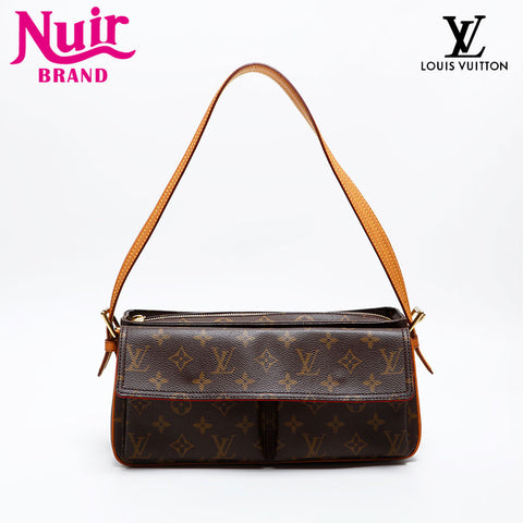 LOUIS VUITTON Monogram Viva Cite MM Shoulder Bag Brown WS20556