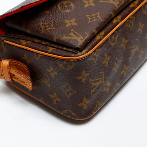 LOUIS VUITTON Monogram Viva Cite MM Shoulder Bag Brown WS20556