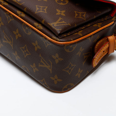 LOUIS VUITTON Monogram Viva Cite MM Shoulder Bag Brown WS20556