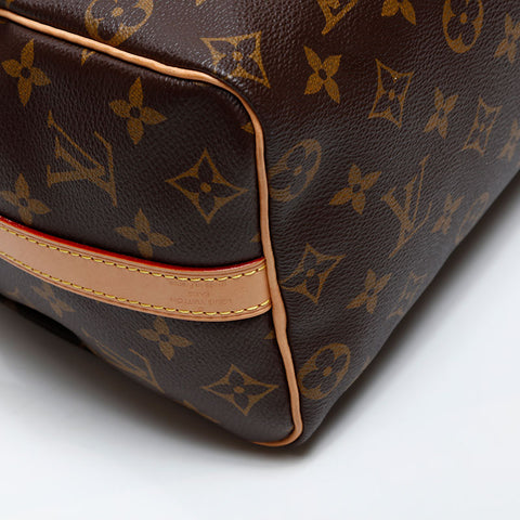 LOUIS VUITTON Monogram Speedy Bandouliere 25 Handbag Brown WS20557