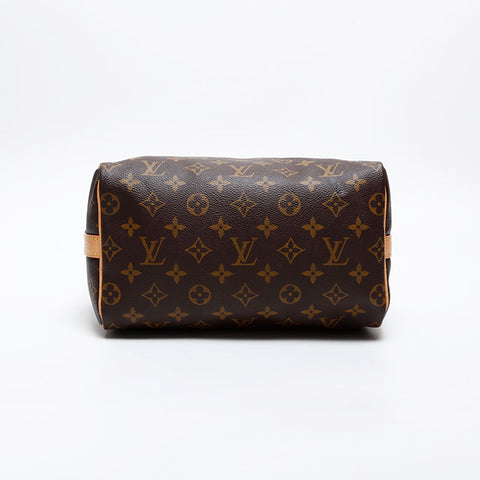 LOUIS VUITTON Monogram Speedy Bandouliere 25 Handbag Brown WS20557