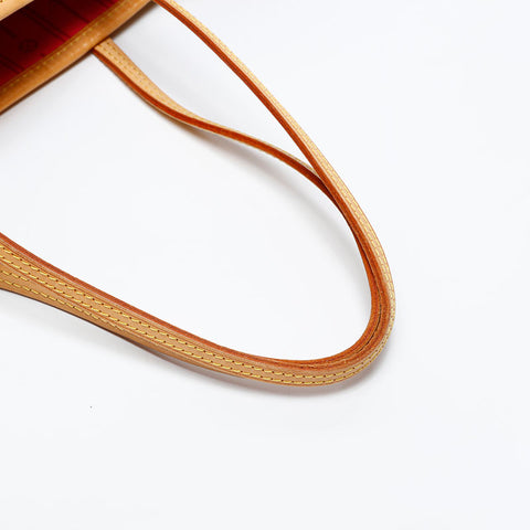 LOUIS VUITTON Monogram Rose Neverfull MM Tote Bag Brown WS20563