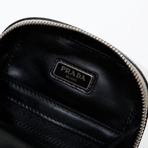 PRADA Safiano Shoulder Bag white WS20565
