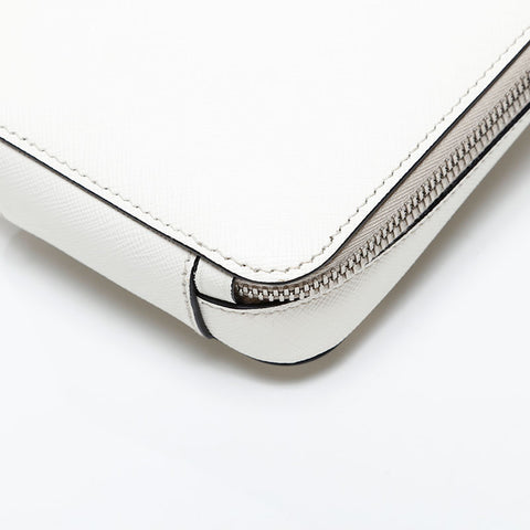 PRADA Safiano Shoulder Bag white WS20565