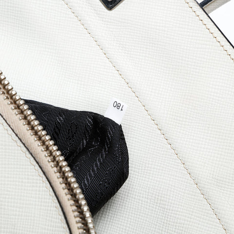 PRADA Safiano Tote Bag white WS20567