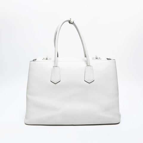PRADA Safiano Tote Bag white WS20567