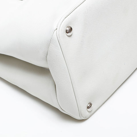 PRADA Safiano Tote Bag white WS20567