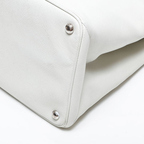 PRADA Safiano Tote Bag white WS20567