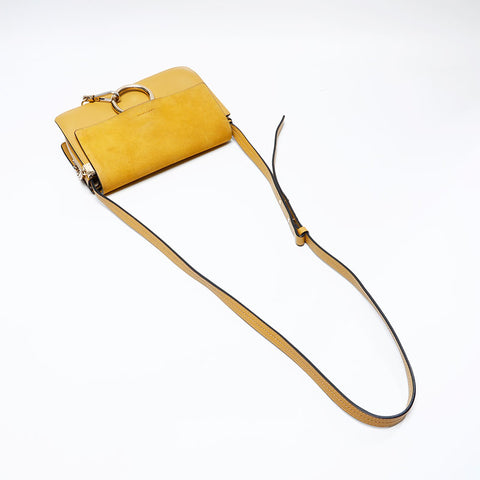 Chloe Leather Fae Shoulder Bag yellow WS20570