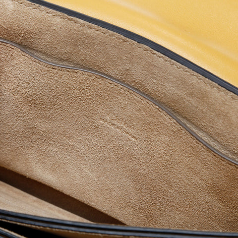 Chloe Leather Fae Shoulder Bag yellow WS20570