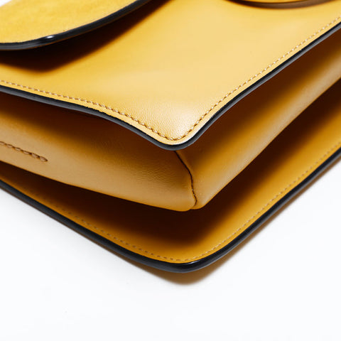 Chloe Leather Fae Shoulder Bag yellow WS20570