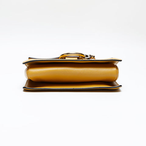 Chloe Leather Fae Shoulder Bag yellow WS20570