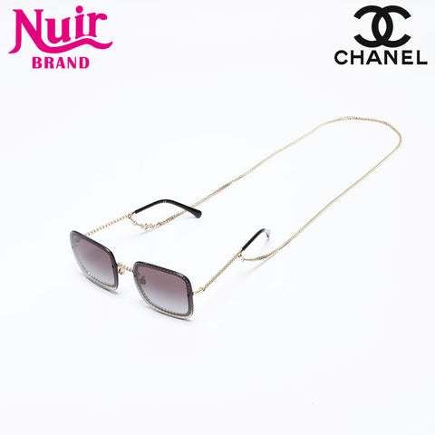 CHANEL Chain sunglasses black WS20573