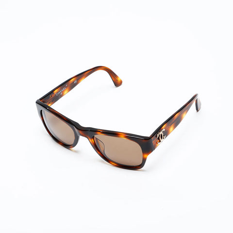 CHANEL COCO Mark sunglasses Brown WS20575