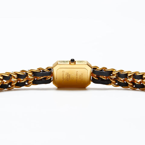 CHANEL Premiere M size immovable Watches black WS20576