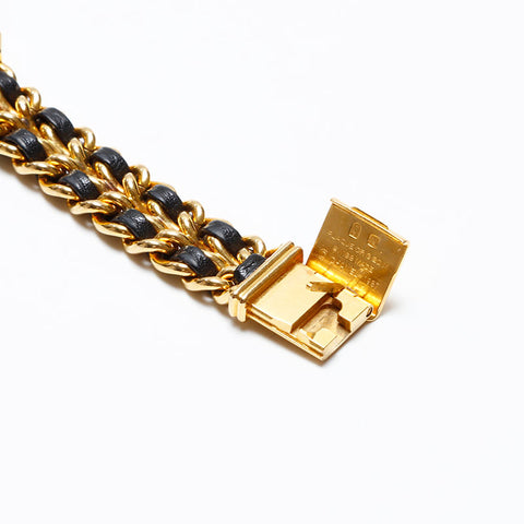 CHANEL Premiere M size immovable Watches black WS20576