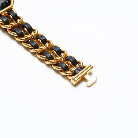 CHANEL Premiere M size immovable Watches black WS20576