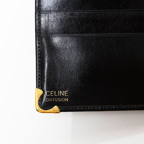 CELINE Triomphe Bifold Wallet black WS20578