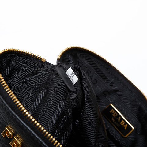 PRADA logo Pouch black WS20579