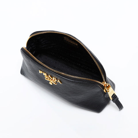 PRADA logo Pouch black WS20579