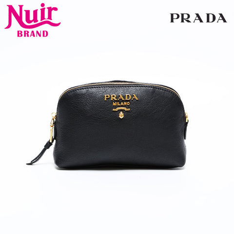 PRADA logo Pouch black WS20579