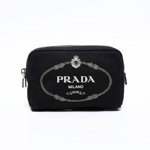 PRADA Canapa Pouch black WS20580