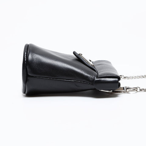 PRADA 1NR002 Pochette Pouch Chain Pouch black WS20584