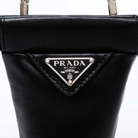 PRADA 1NR002 Pochette Pouch Chain Pouch black WS20584