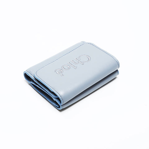 Chloe Chloe Sense Logo 3-Fold Double Hook Tri-fold wallet blue WS20585