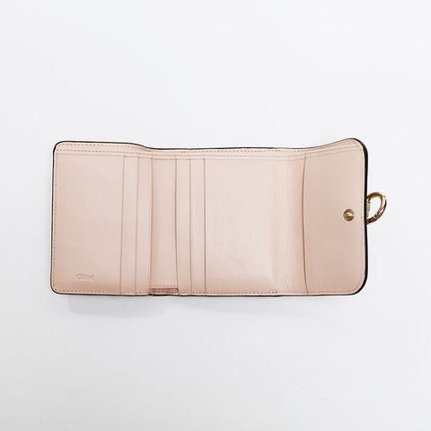 Chloe Alphabet Tri-fold wallet pink WS20586