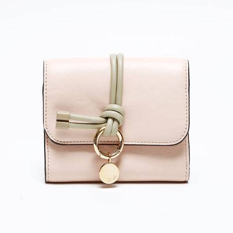 Chloe Alphabet Tri-fold wallet pink WS20586