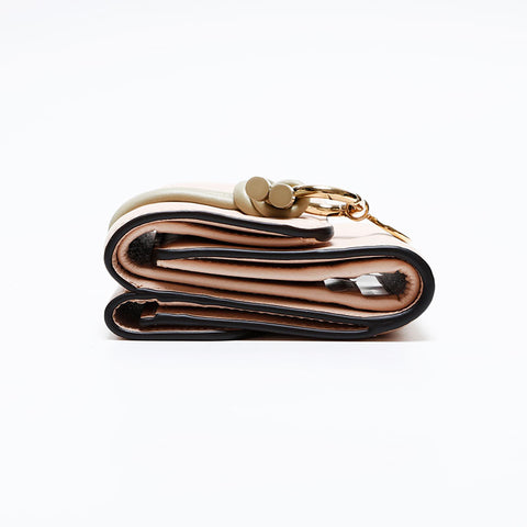 Chloe Alphabet Tri-fold wallet pink WS20586