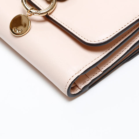 Chloe Alphabet Tri-fold wallet pink WS20586