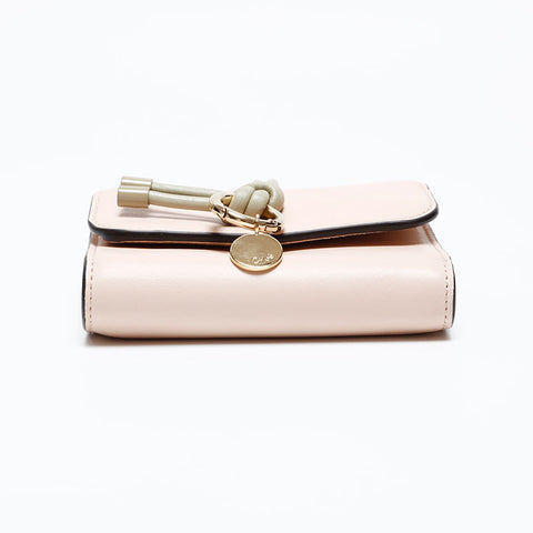 Chloe Alphabet Tri-fold wallet pink WS20586