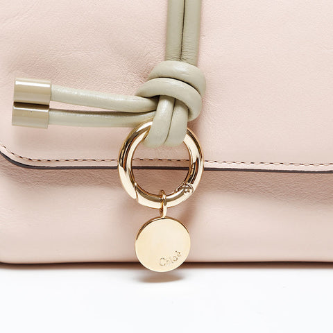 Chloe Alphabet Tri-fold wallet pink WS20586