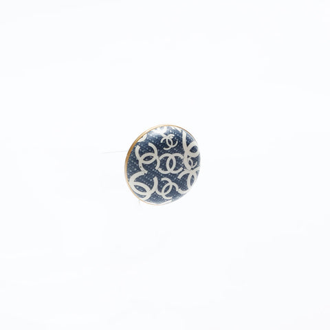 CHANEL COCO Mark 02P Earring blue WS20587