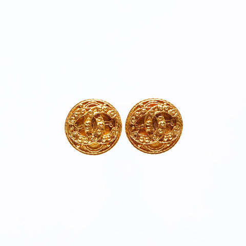 CHANEL COCO Mark 94A Earring gold WS20588