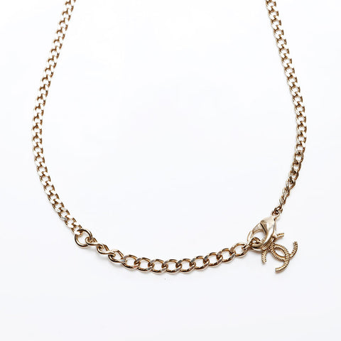 CHANEL COCO Mark Heart B18P Necklace gold WS20591