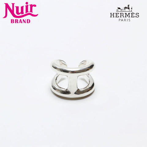 HERMES 925 Osmo's No. 11 51 Ring Silver WS20593